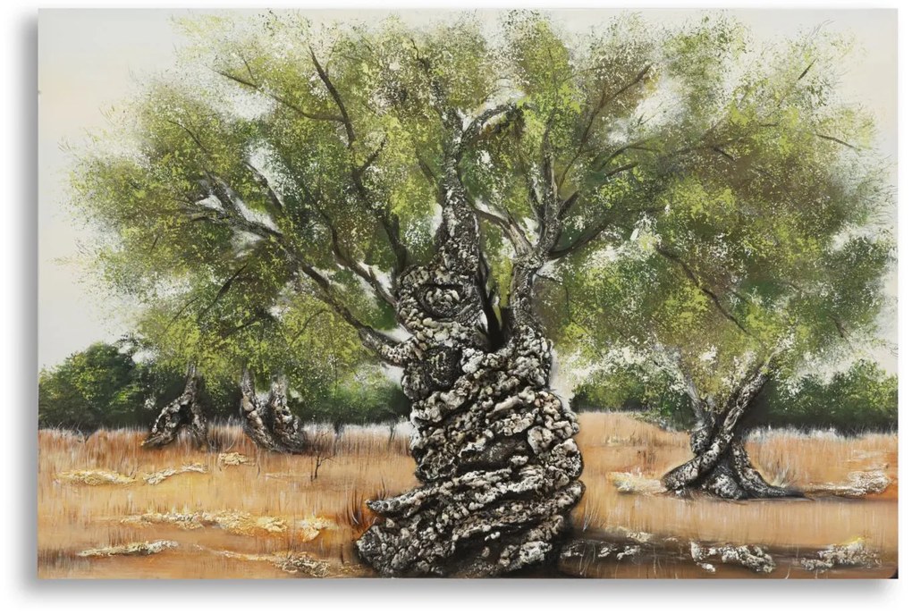 PINTURA A ÓLEO DE OLIVA -H- CM 120x3,8x80