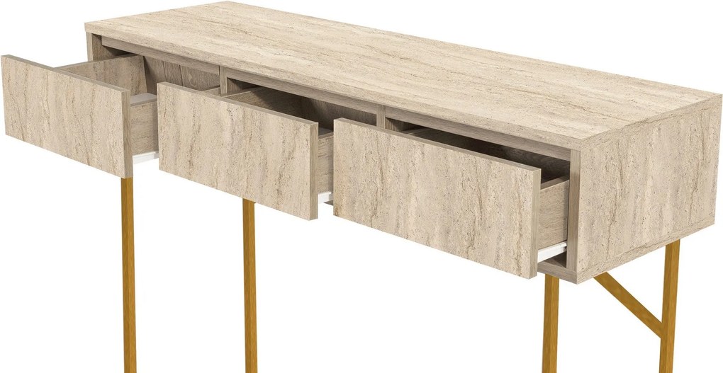 Cômoda Laxus Mia – Traverten – 120x90x36 cm