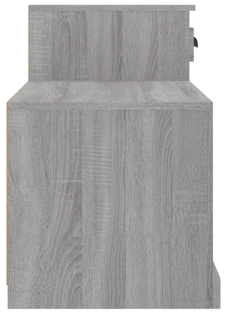 Sapateira 100x42x60 cm derivados de madeira cinzento sonoma