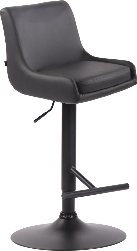 Banco de Bar Couro sintético Cinza