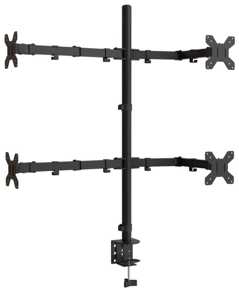 Suporte para monitor VESA 75/100 mm aço preto