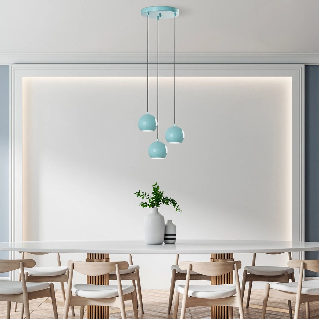 ****
Candeeiro de Teto Top – Turquesa – Diâmetro 45 cm
**