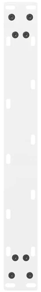 Pés para mesa de centro , brancos, 2 peças, 50x (42-43) cm, aço