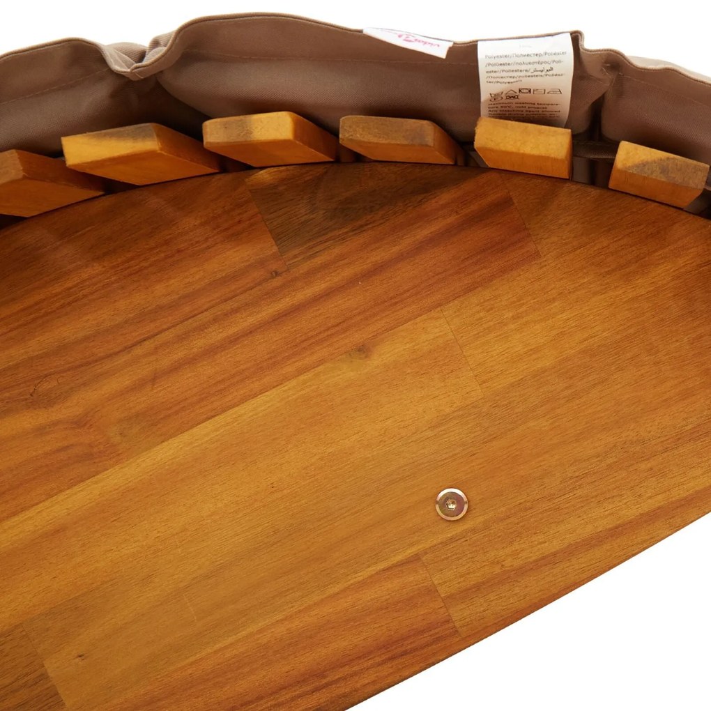 Espreguiçadeiras de Balanço com Almofadas 2 pcs Madeira Sólida de Acác