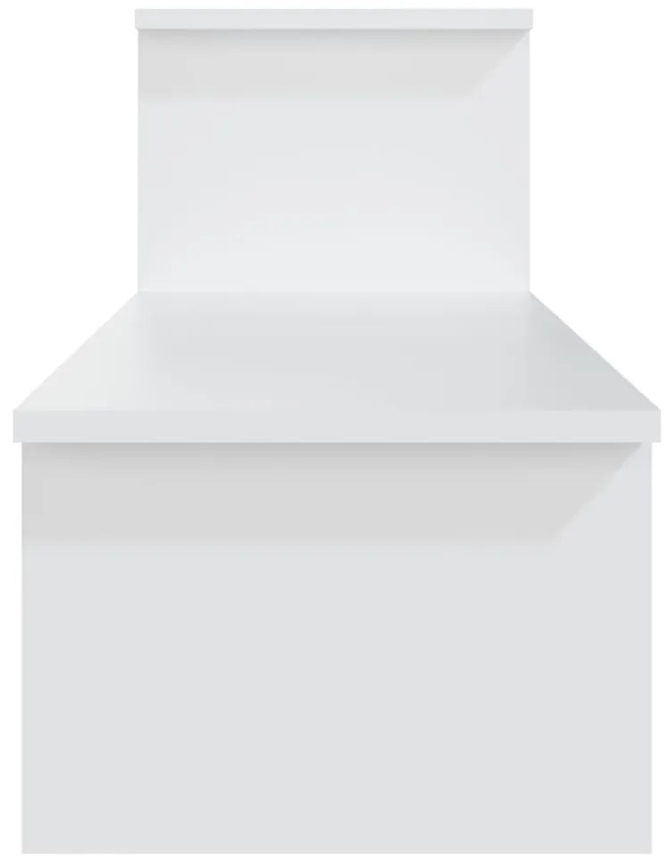 Móvel de TV 180x30x43 cm derivados de madeira branco