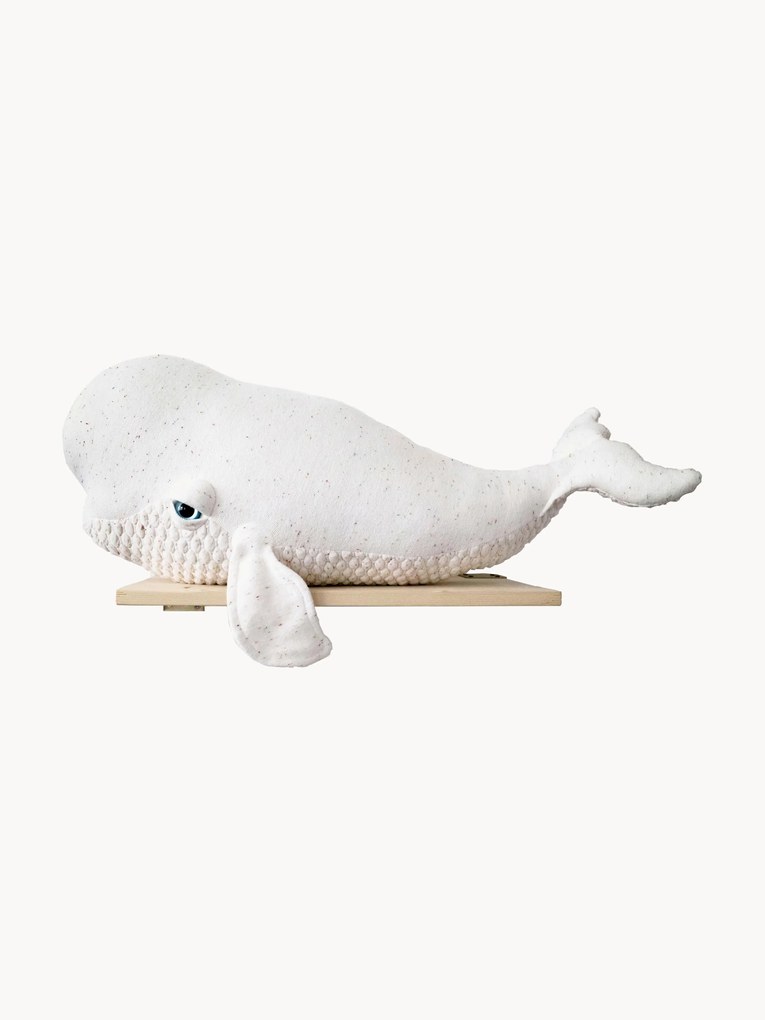 Almofada de peluche artesanal Beluga, vários tamanhos