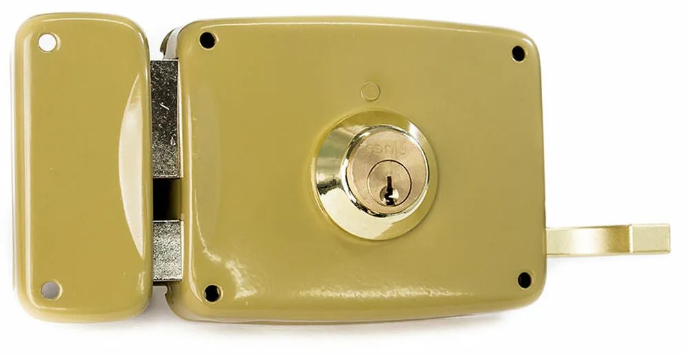 Fechadura Lince 5125a-95125ahe08i Sobrepor Aço Esquerda 80 mm