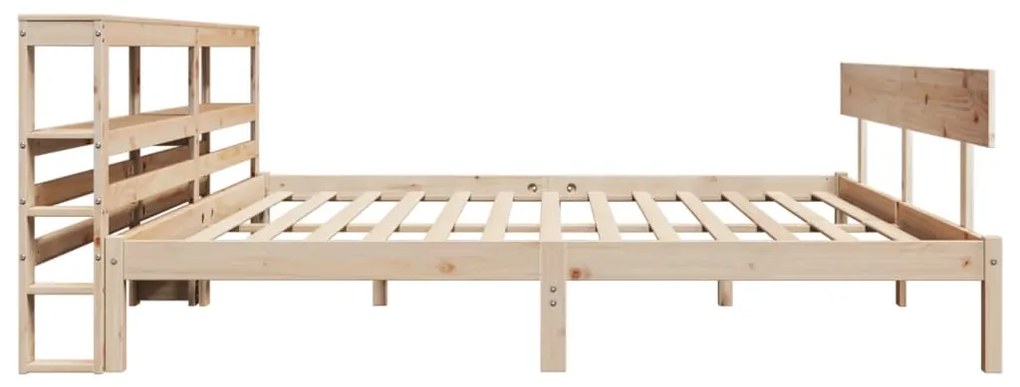 Cama sem colchão 180x200 cm madeira de pinho maciça