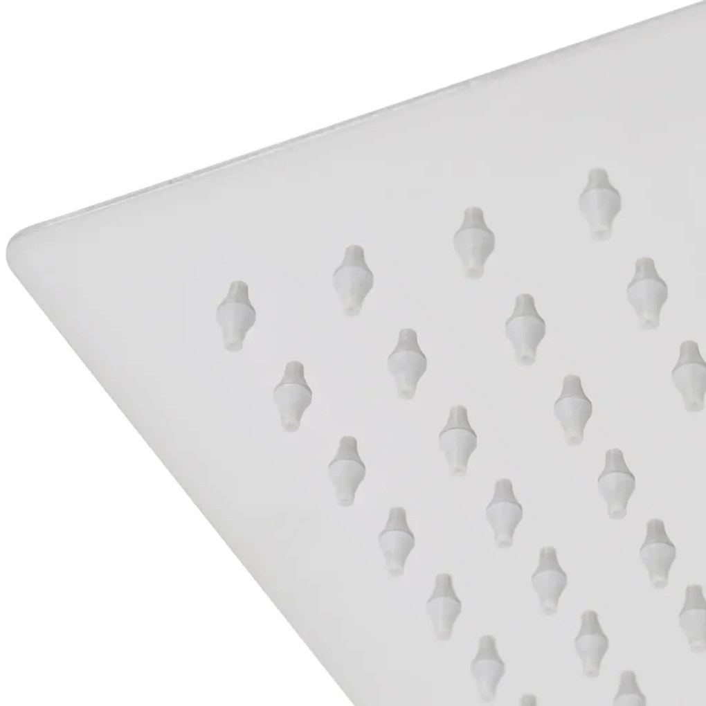 Cabeça de chuveiro 2 pcs aço inoxidável 20x20 cm