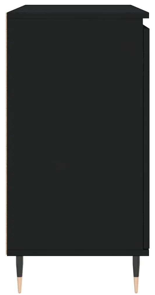 Aparador 104x35x70 cm derivados de madeira preto