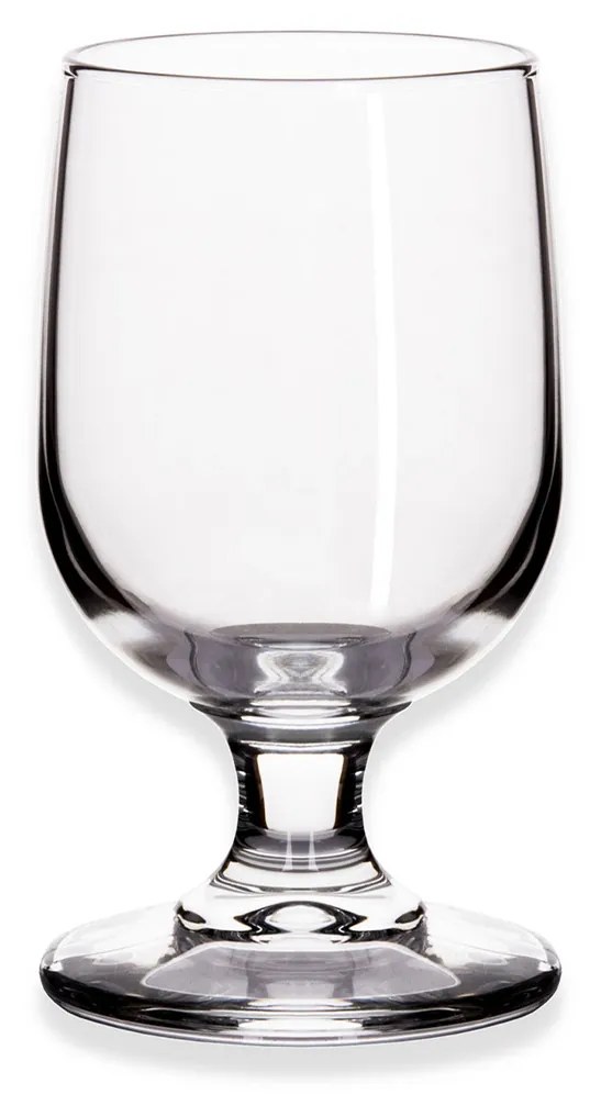 Copo Vidro Gemini de Água com Pé 28cl 7X13cm