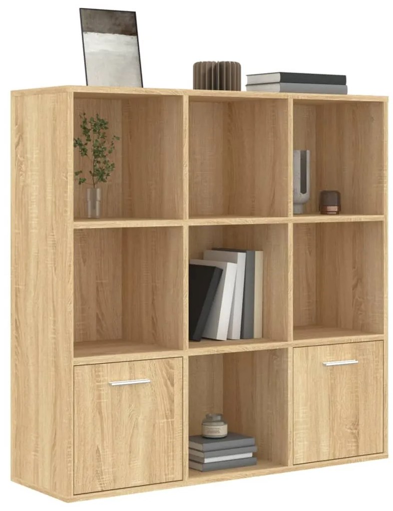 Estante 98x30x98 cm derivados de madeira carvalho sonoma