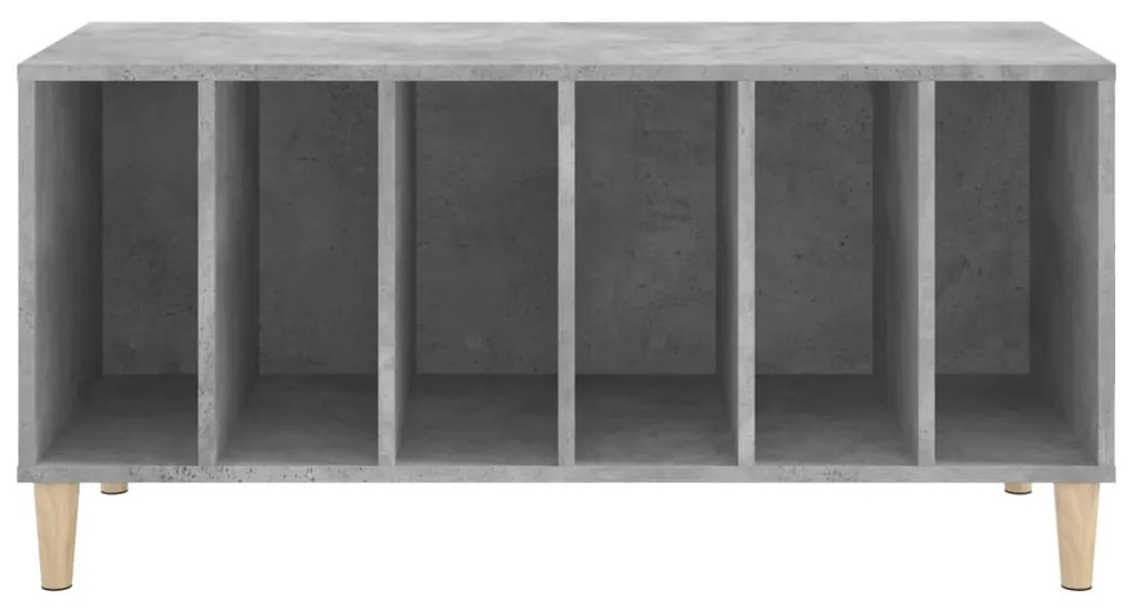 Armário p/ discos 100x38x48 cm deriv. madeira cinzento-cimento