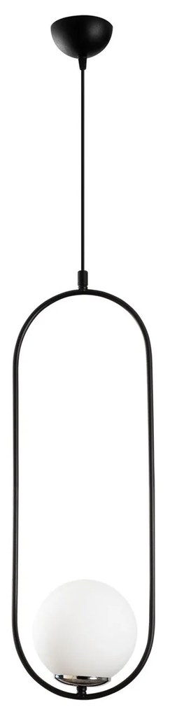 Chandelier Mudoni – Preto e Branco – 20 x 15 cm