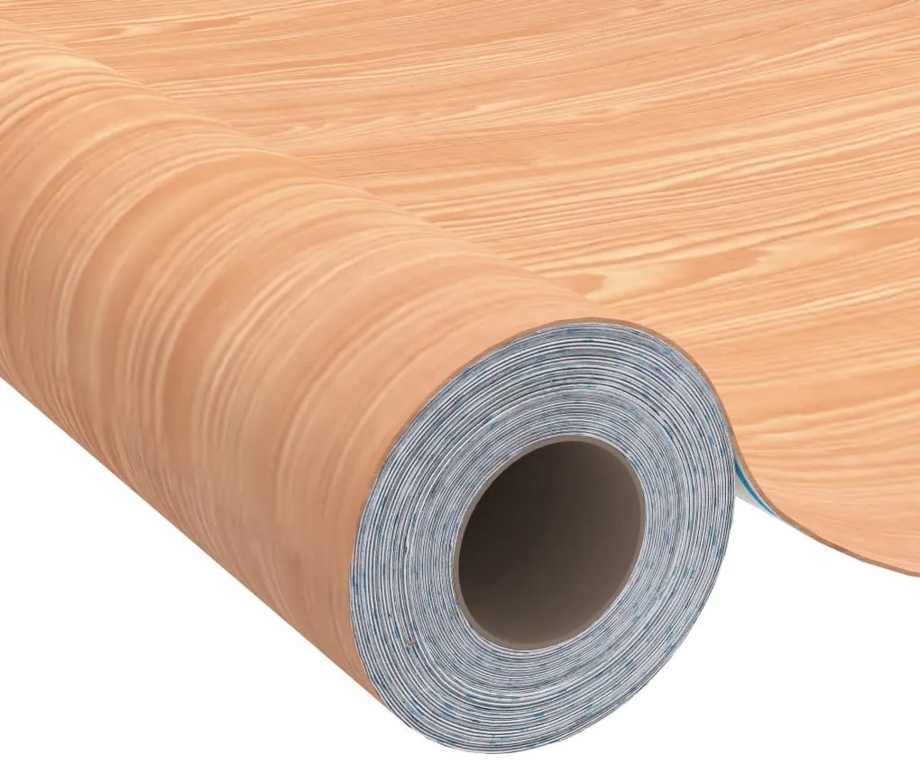 Autocolante para móveis 500x90 cm PVC cor castanho ácer