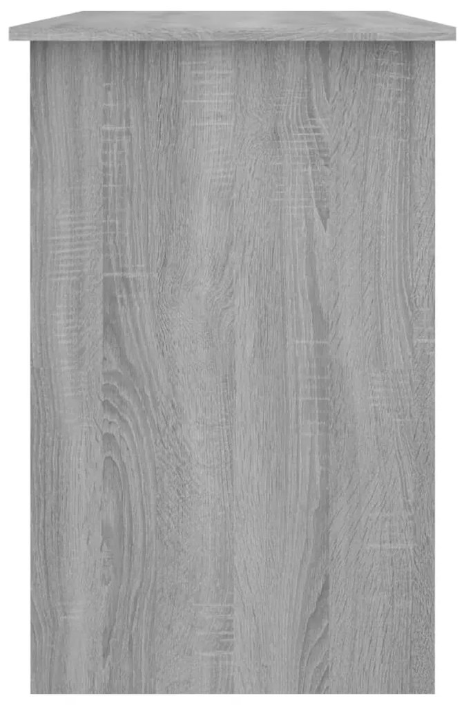 Secretária 100x50x76 cm derivados de madeira cinzento sonoma