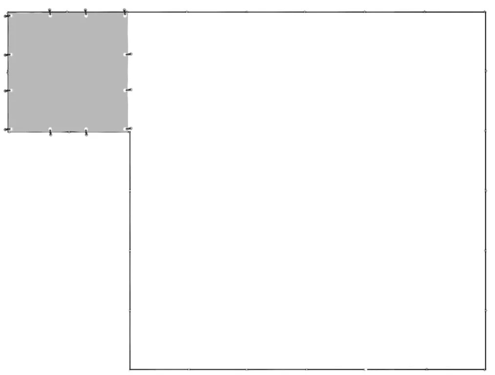 Canil 12,1 m² aço preto
