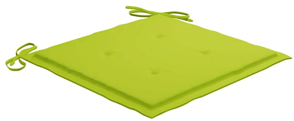 Cadeiras de jardim dobráveis c/ almofadões 6 pcs acácia maciça