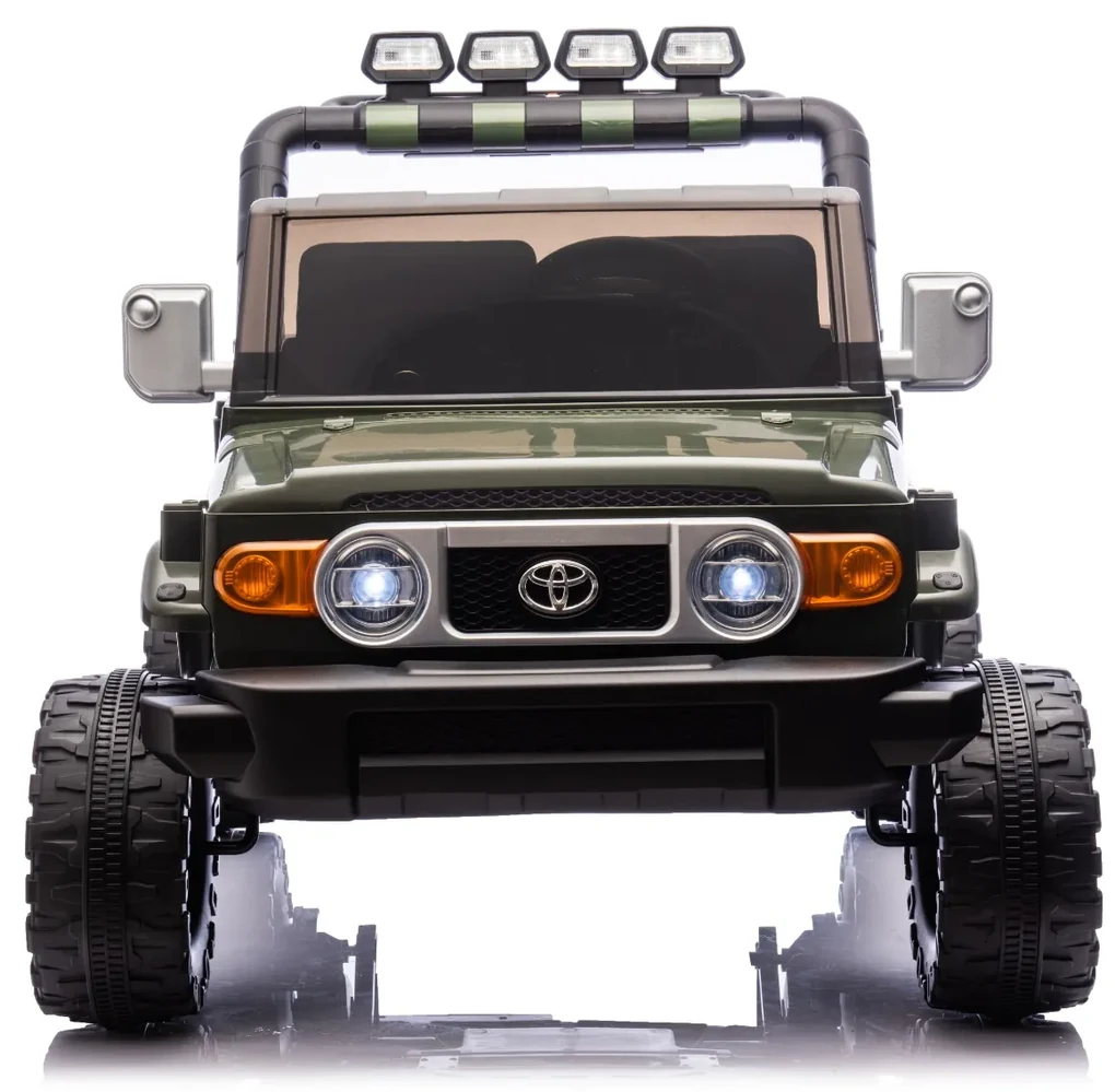 Coche Eléctrico Infantil Toyota FJ Cruiser XXL | Tracción 4x4 Y Dos Plazas | Batería De Litio Portátil | Licencia Oficial | Para Dos Niños