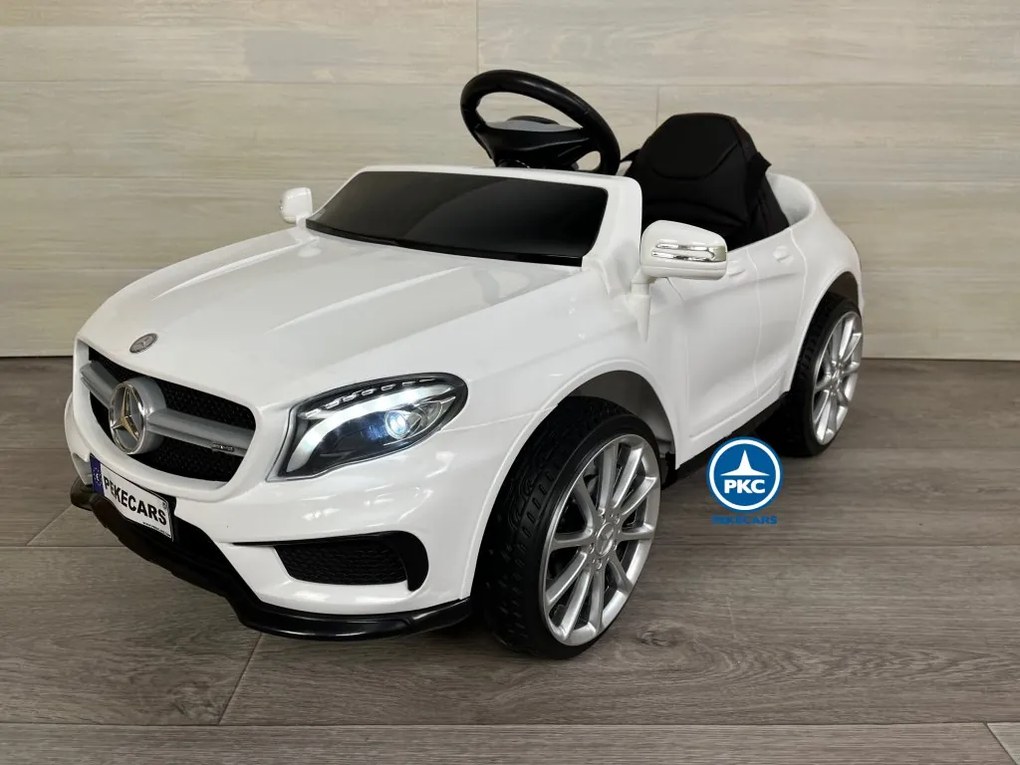 Carro eletrico crianças Mercedes GLA45 12V 2.4G Branco