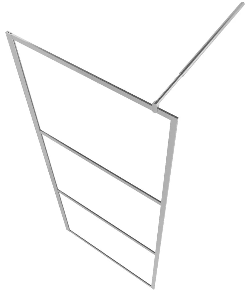 Divisória de chuveiro 80x195 cm vidro fosco ESG