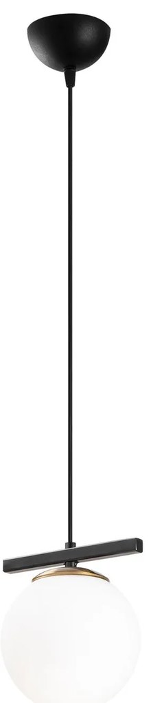 Candeeiro de Teto Uzum – Branco Preto – 17 x 15 cm
