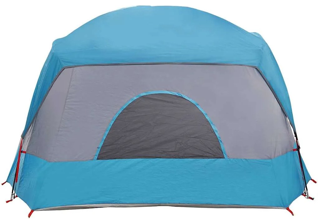Tenda familiar estilo cabana para 6 pessoas impermeável azul