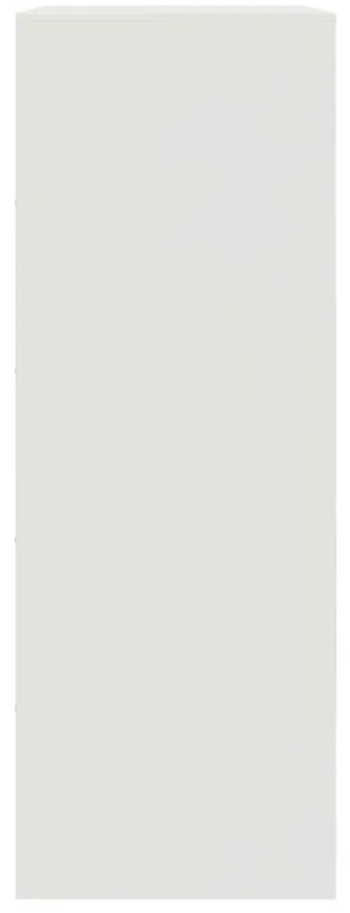 Aparador 67x39x107 cm aço branco