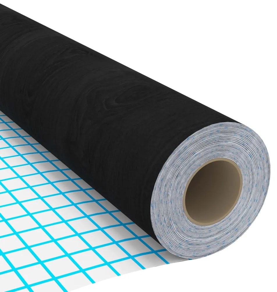 Autocolante para móveis 2 pcs 500x90 cm PVC cor madeira escura
