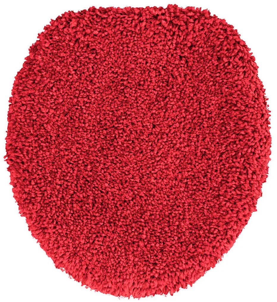Conjunto de Tapetes de Banho 3 Peças VidaXL Vermelho Polipropileno Ant