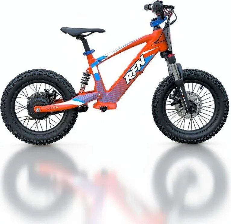 Bicicleta elétrica infantil 350W 16" Roan RXF Evo-S Laranja