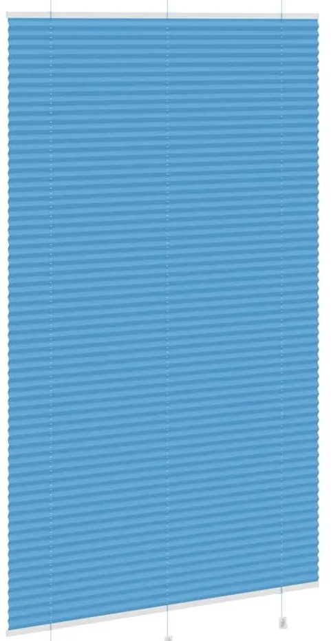 Plissado Cego Azul 115x200 cm Largura Tecido 114,4 cm Poliéster