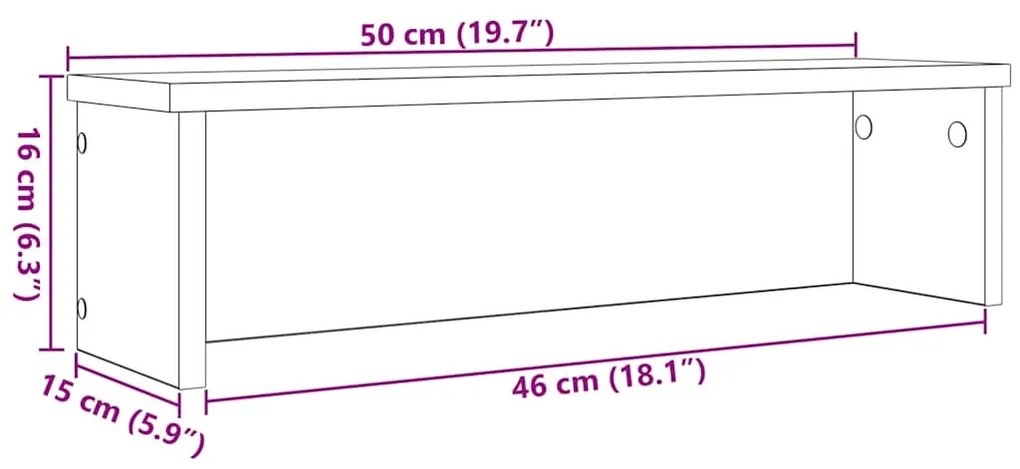 Racks de cozinha empilhável 2 pcs cinza Sonoma 50x15x16 cm