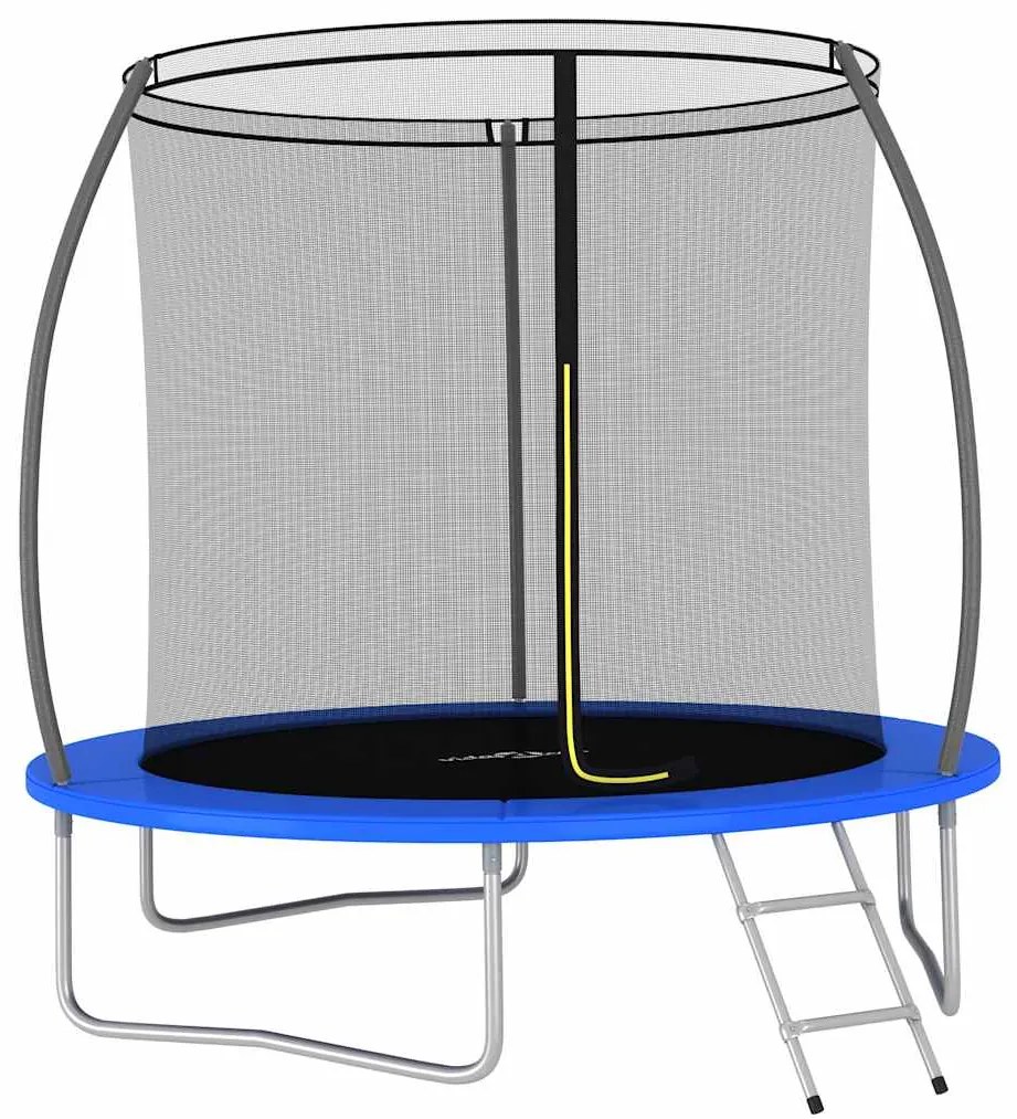 Conjunto de trampolim redondo 244x55 cm 100 kg