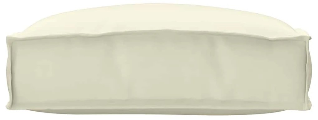 Almofada para Palete Creme 50x50x12 cm Tecido Oxford