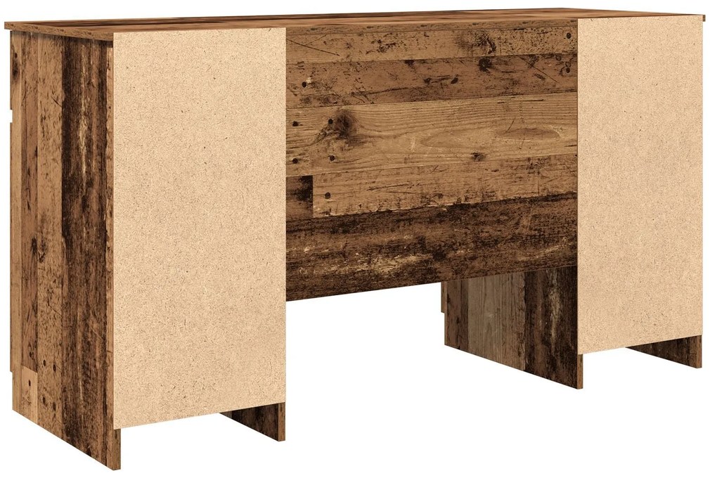 mesa vidaXL madeira antiga 140x49x76 cm madeira engenheirada