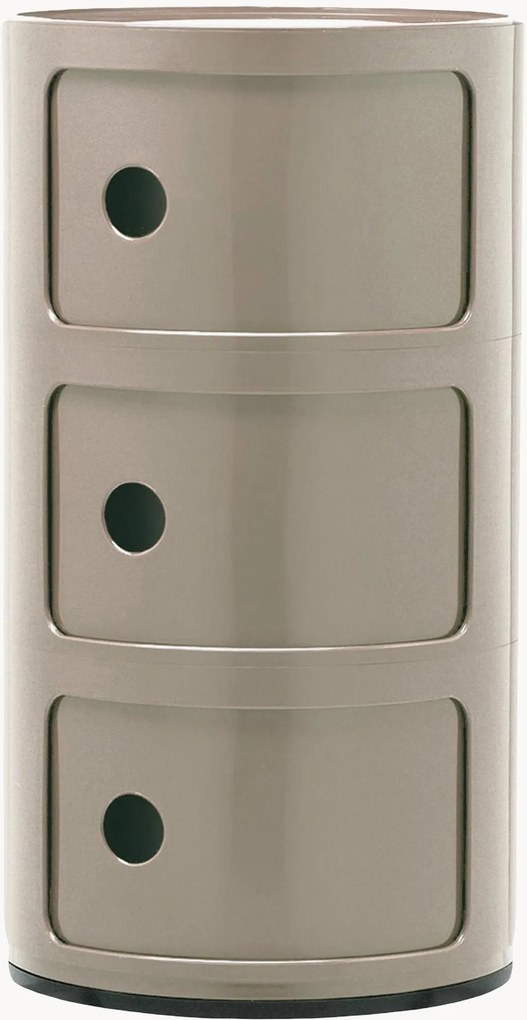 Armário de design Componibili, 3 elementos, Alt 59 cm