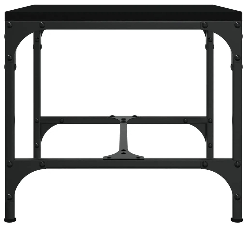 Mesa de centro 50x50x35 cm derivados madeira preto