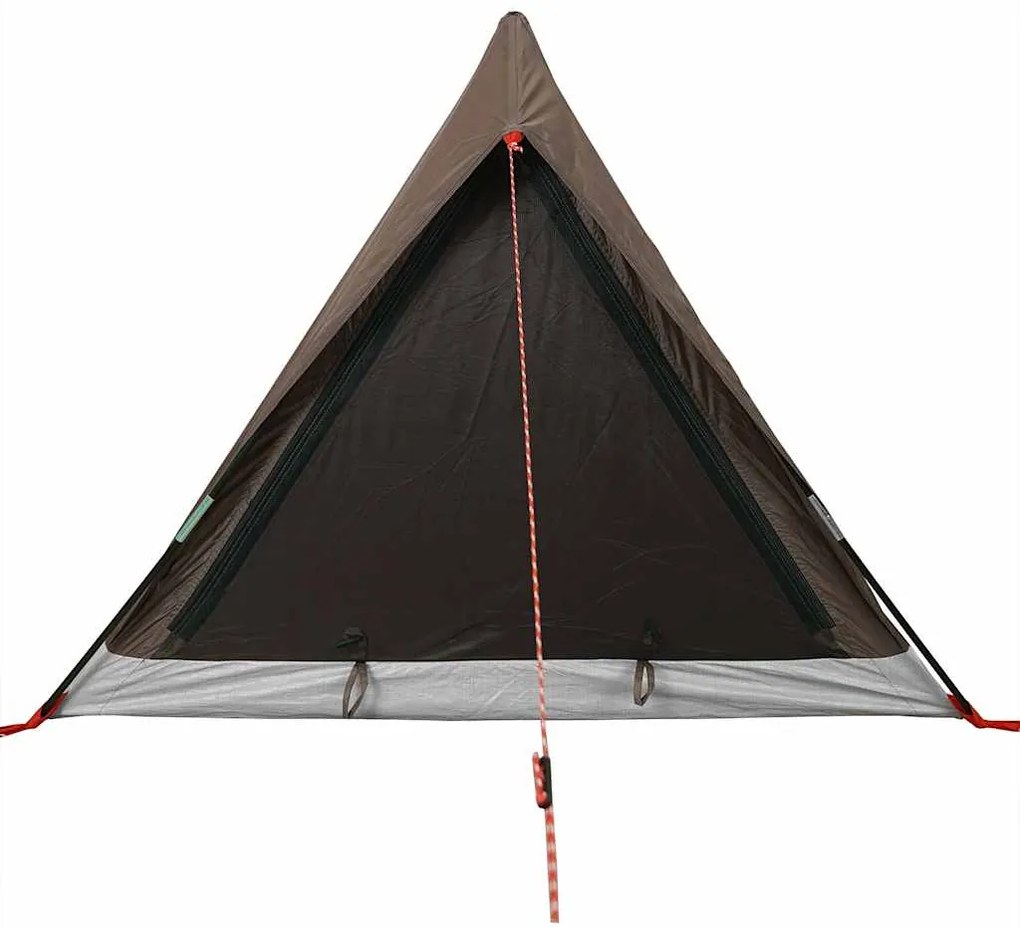 Tenda de campismo para 2 pessoas tecido impermeável castanho