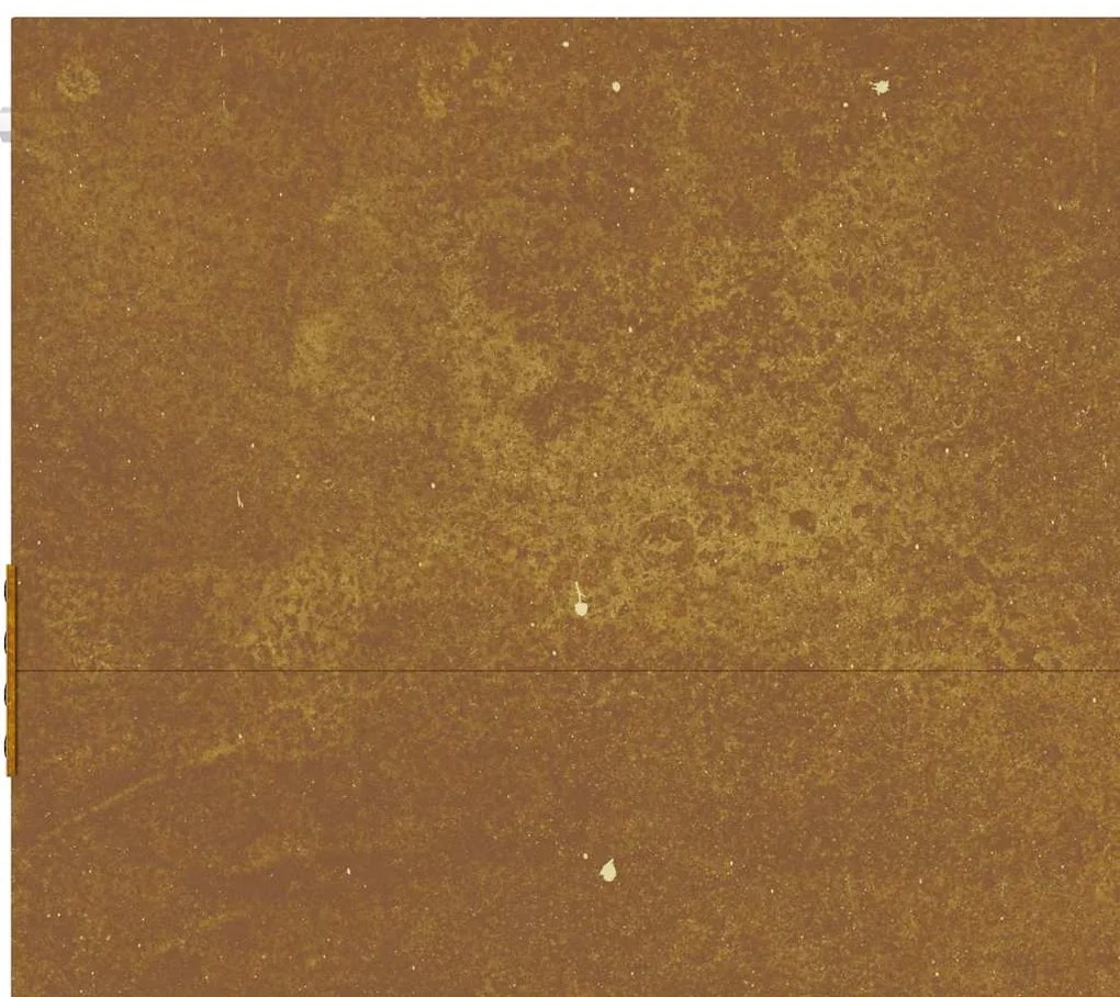 Portão de jardim 105x155 cm aço corten