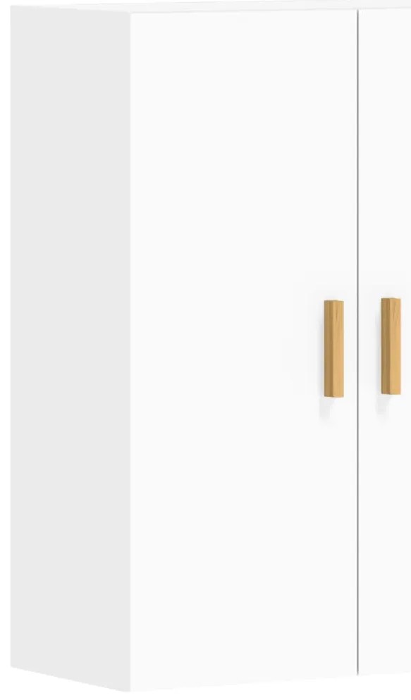 Móveis de parede 2 pcs derivados de madeira branco