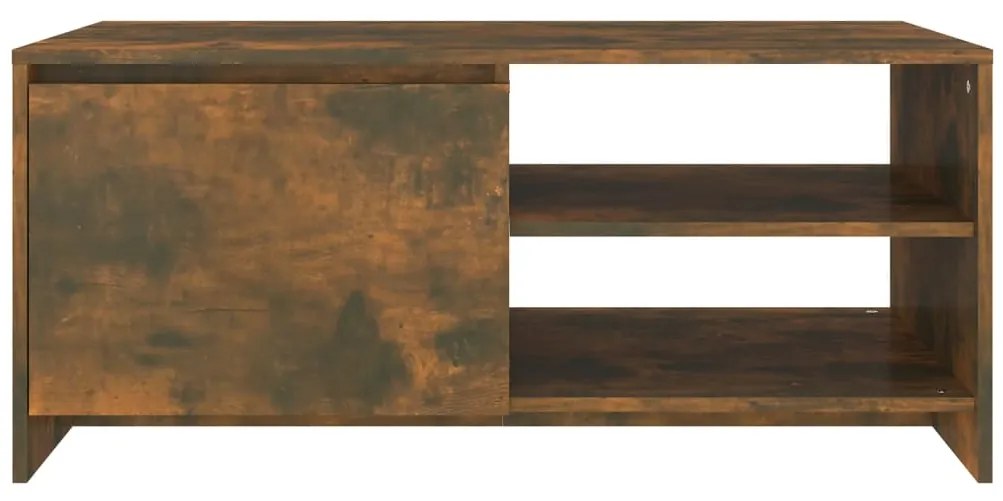 Mesa de centro 102x50x45 cm derivados madeira carvalho fumado