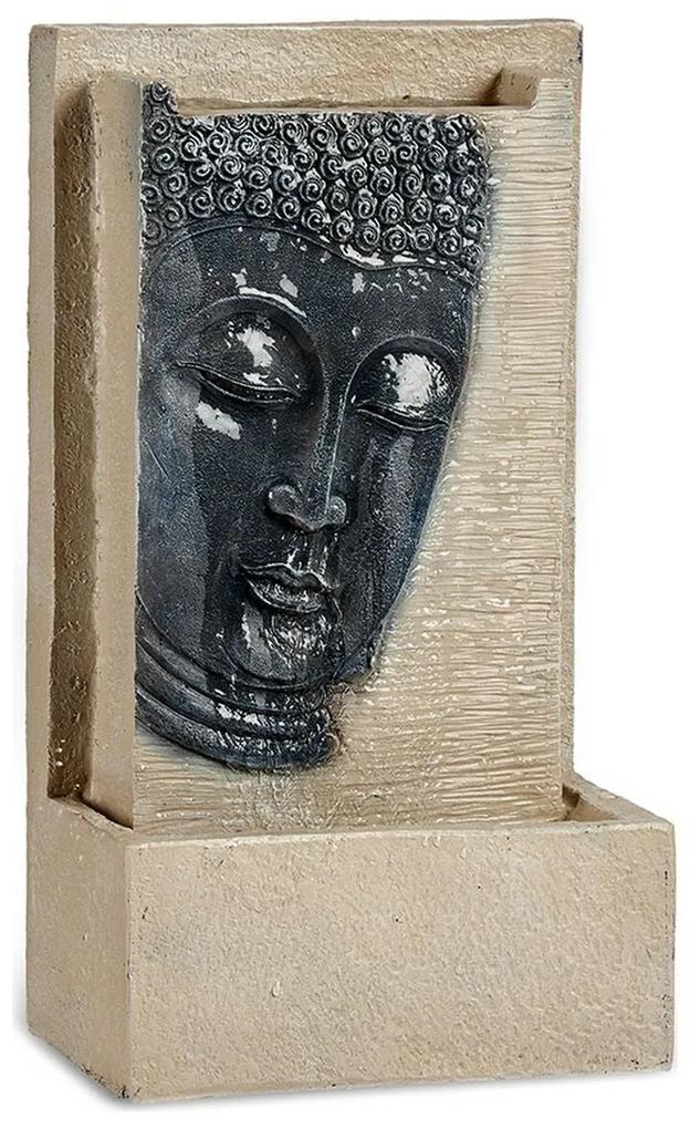 Fontein Buda Castanho Cinzento Resina (16 x 48 x 26,5 cm)