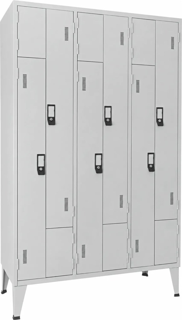 Cacifos Metálicos Triplo 6 Cacifos em L 1900x1150x500mm Standard