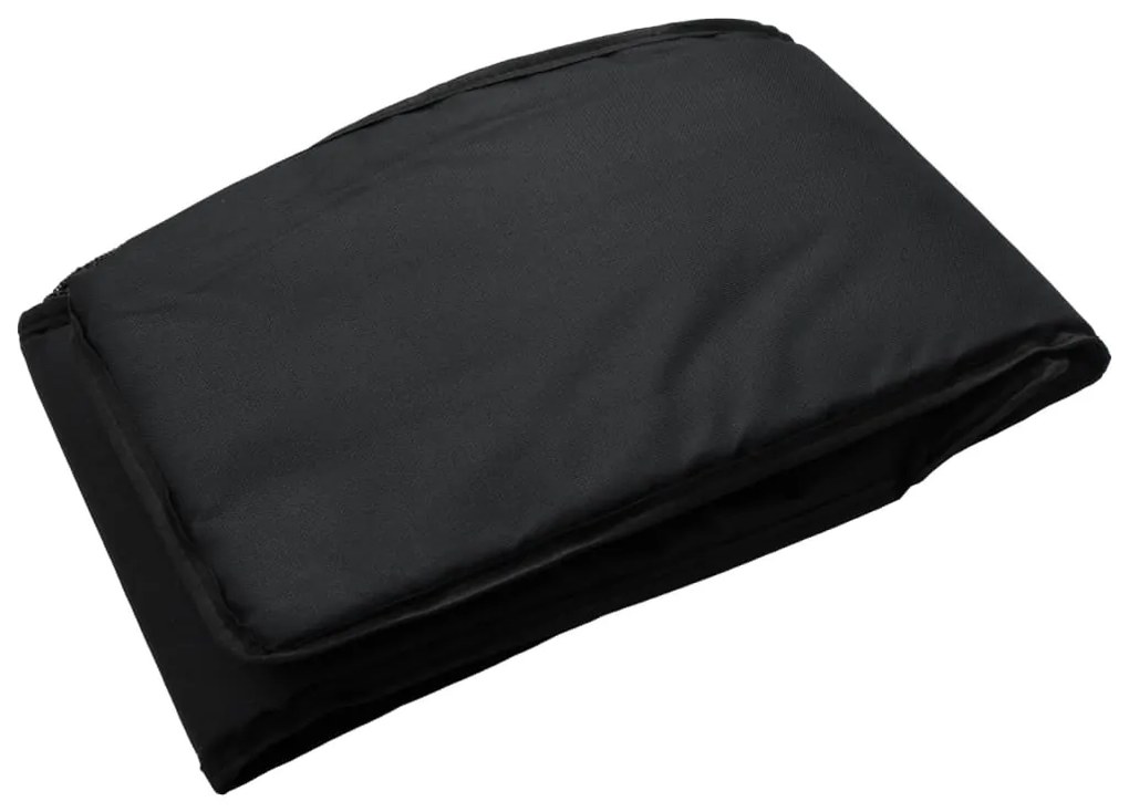 Assento de carro para cão 45x45x25/55 cm preto