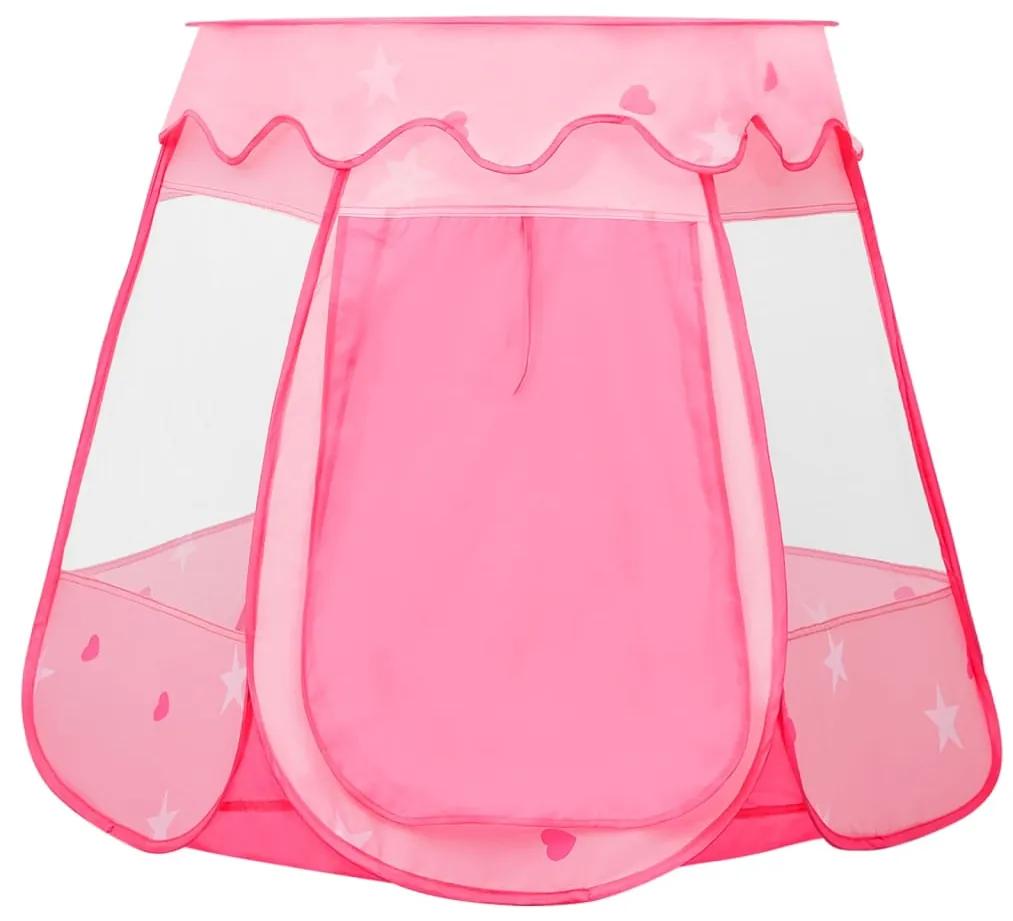 Tenda de brincar infantil 102x102x82 cm rosa