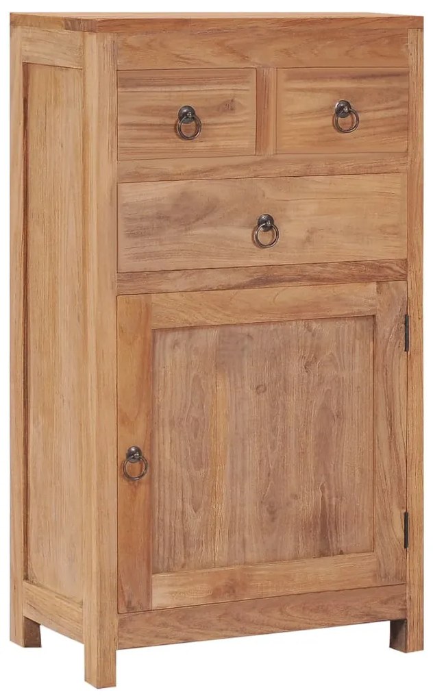 vidaXL Aparador 50x30x90 cm madeira de teca maciça