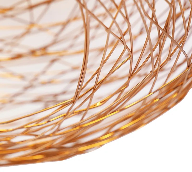 Candeeiro de teto design oval cobre - Sarella Design