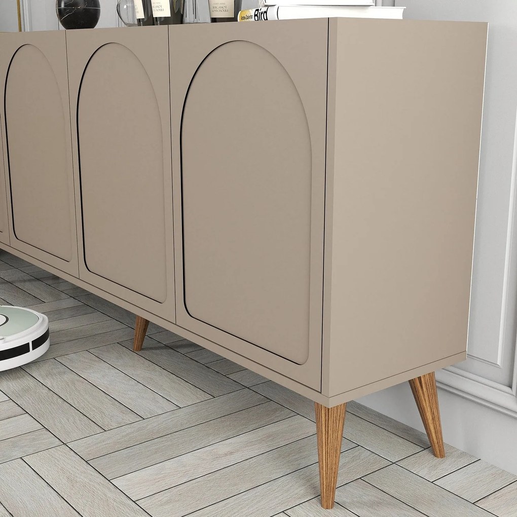 Console Lyon – Atlas Walnut – 180x81x35 cm