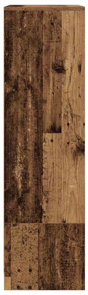 Armário com gaveta 55,5x34x119,5 cm madeira velha